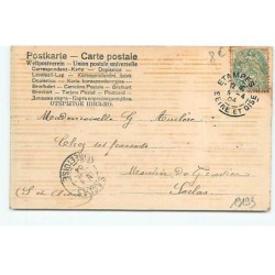 n°19193 - Garçon avec des ailes de papillon sur une poule entourée de poussin