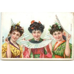 n°19196 - Trois jeunes...