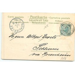 n°19198 - Carte Gaufrée - Clapsaddle - Fillette regardant des chats joués - chat