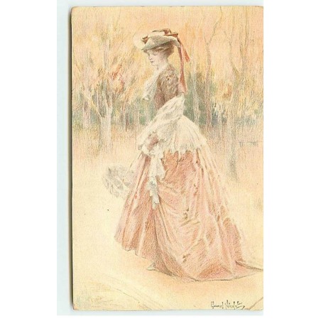 n°19213 - G. Nicolet - Jeune femme se promenant