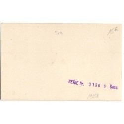 n°19258 - Carte Brodée Tissée Soie - Jeune femme portant une couronne de fleurs
