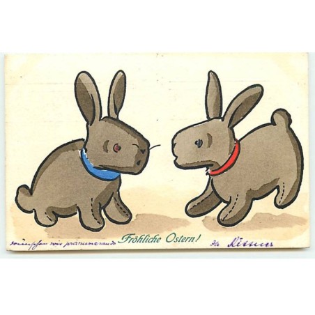 n°19269 - MM Vienne n°489 - Fröhliche Ostern - Deux Lapins