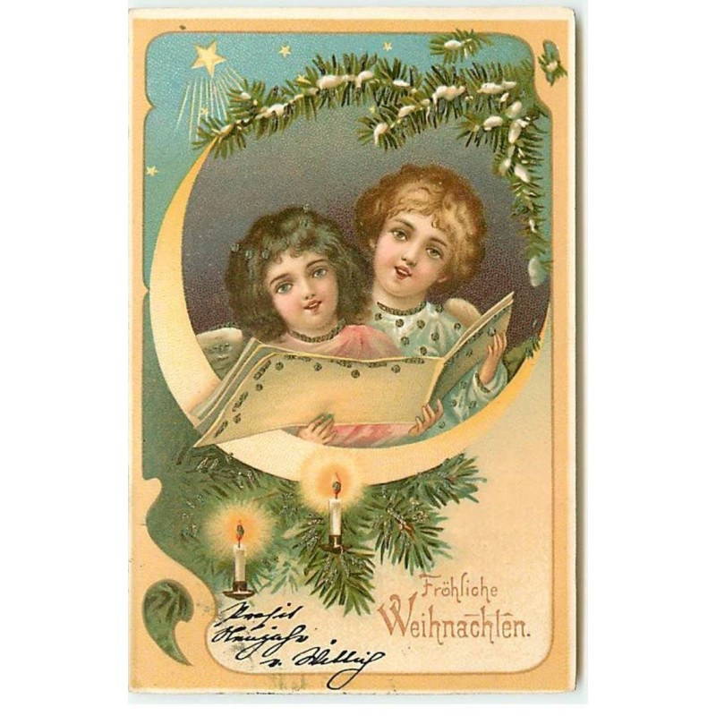 n°19293 - Fröhliche Weihnachten - Anges chantant