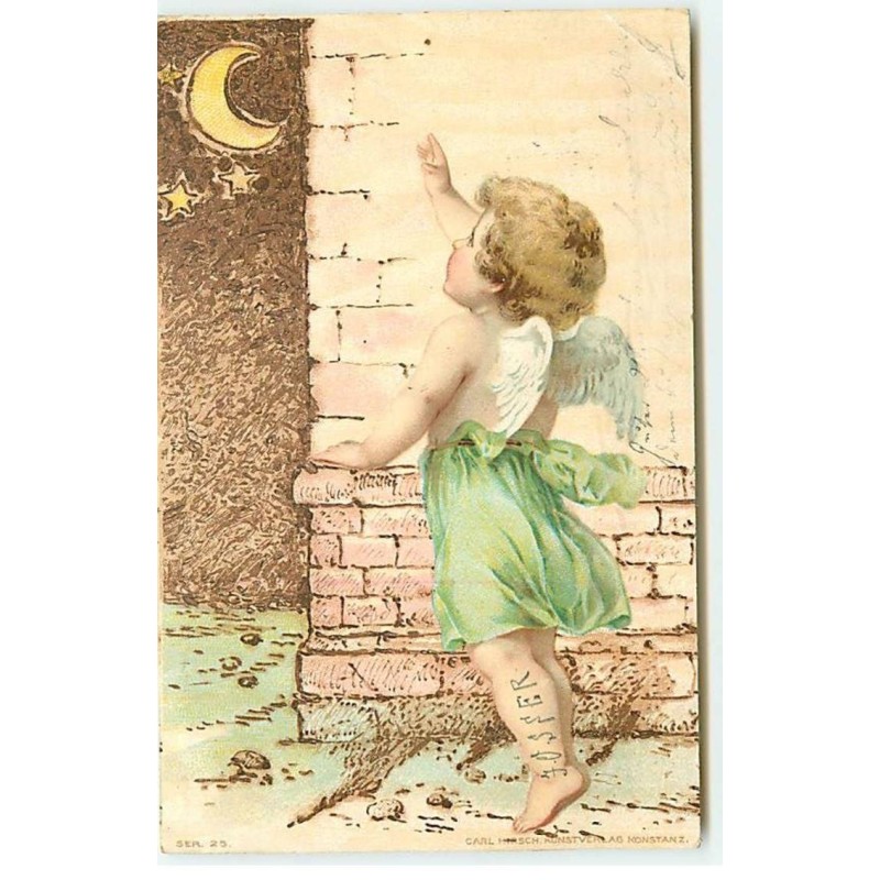 n°19297 - Ange voulant attraper la lune