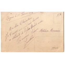 n°19301 - Carte Brodée - Souvenir d'Angers - Fleurs