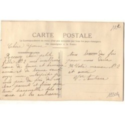 n°19304 - Carte Brodée - Papillon et Myosotis