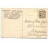n°19321 - Carte Gaufrée - Prosit Neujahr - Fillettes faisant une ronde autour d'un bonhomme de neige