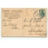 n°19329 - Carte Gaufrée - Viel Glück im neuen Jahr - Garçons mettant un fer à un pied d'un cochon