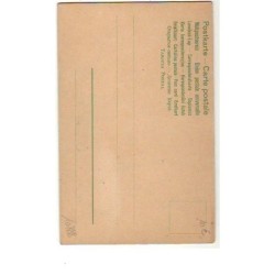 n°10888 - Carte Fantaisie - Fröhliche Weihnachten - Femme et Angelot sonnant à une porte