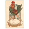 n°19340 - Fröhe Ostern - Coq sur un oeuf