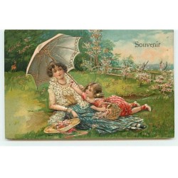 n°19350 - Carte Gaufrée -...
