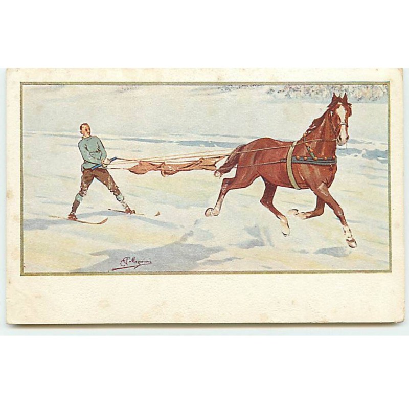 n°19356 - Pellegrini - Ski-Jöring - Belle Jardinière