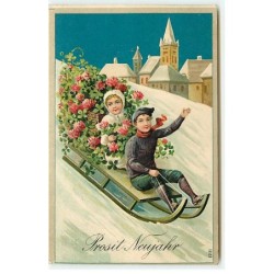 n°19373 - Carte Gaufrée -...