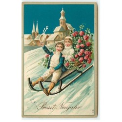 n°19374 - Carte Gaufrée -...
