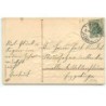 n°19374 - Carte Gaufrée - Prosit Neujahr - Couple d'enfants sur une luge fleurie