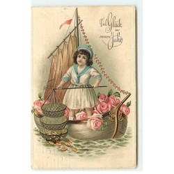 n°19383 - Carte Gaufrée -...