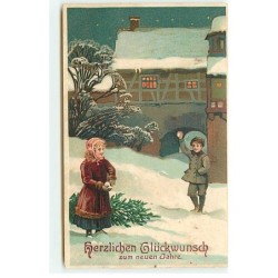 n°19386 - Carte Gaufrée -...
