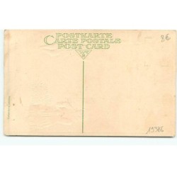 n°19386 - Carte Gaufrée - Herzlichen Glückwunsch zum neuen Jahre - Enfants faisant une bataille de boules de neige