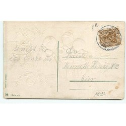 n°19394 - Carte Gaufrée - Ein Frohes Neujahr - Garçons jouant de la musique