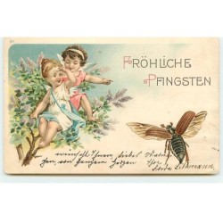 n°19396 - Carte Gaufrée -...