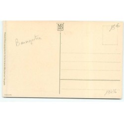 n°19416 - F. Baumgarten - Herzlichen Osterfruss - Fillette portant des lapins, devant un mouton et une poule