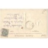n°19433 - Carte Gaufrée - 1er Avril - Poisson et Pensées (ruban de tissus)