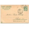 n°19441 - Carte Gaufrée - Garçon forgeant un fer à cheval près de cochons