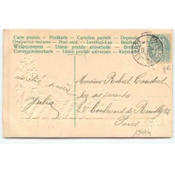 n°19474 - Carte Gaufrée - Joyeux Noël - Sapin
