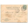n°19488 - Carte Gaufrée - Portrait d'une jeune fille - J. Matern - Ganterie, Parfumerie, Bonneterie - Nancy