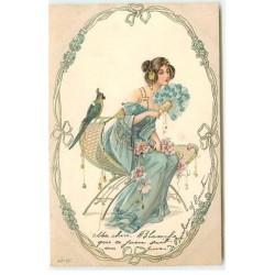 n°19495 - Carte Gaufrée -...