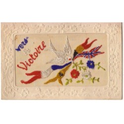 n°19502 - Carte Brodée -...