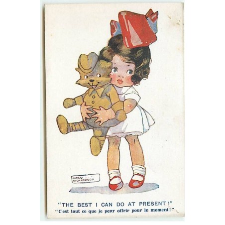 n°19509 - Agnès Richardson - C'est tout ce que je peux offir pour le moment! - Série Artistique n°1599 - teddy bear