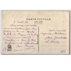 n°1951 - Cartes Brodée - Joyeuses Pâques - Oeuf et nid