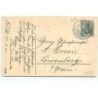 n°19529 - Carte Gaufrée - Fröhliche Weihnachten - Anges autour d'un village