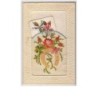 n°1953 - Cartes Brodée - 1er Avril - Pochette avec sa carte - Fer à cheval