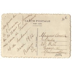 n°19554 - Carte Brodée avec pochette - Maison
