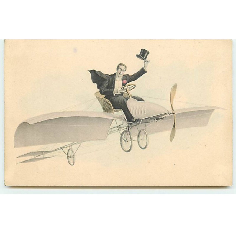 n°19558 - MM Vienne n°585 - Homme en costume pilotant un avion