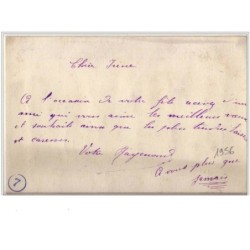 n°1956 - Cartes Brodée - Bonne Fête - Abeille