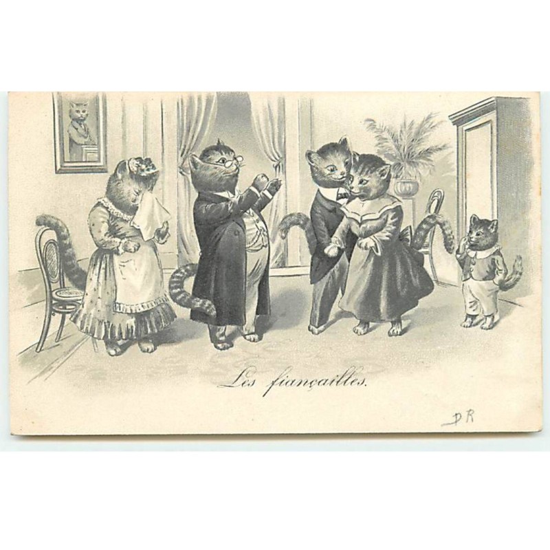 n°19586 - DR - Les Fiançailles - chat