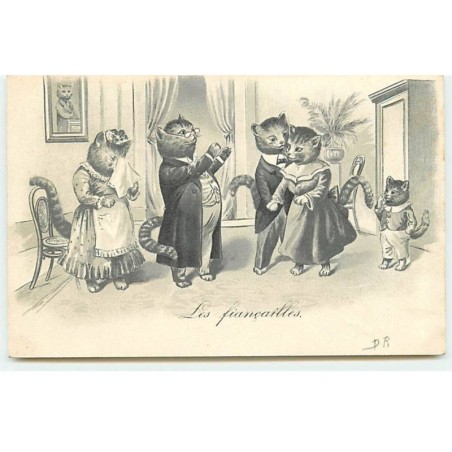 n°19586 - DR - Les Fiançailles - chat