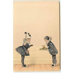 n°19592 - Pierrot proposant...