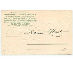 n°10950 - Carte Fantaisie Gaufrée - 1905 - Décor Art Nouveau