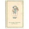 n°19605 - Pauli Ebner - MM Vienne n°1009 - Fillette portant un cadeau et un bouquet