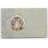 n°19606 -Art Nouveau - Portrait d'une jeune femme dans un médaillon