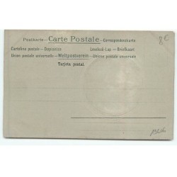n°19606 -Art Nouveau - Portrait d'une jeune femme dans un médaillon