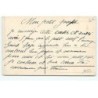 n°19623 - Carte Gaufrée - Père Noël déposant des jouets alors que les enfants dorment