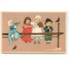 n°19632 - Flatscher - Enfants chantant et jouant de la musique sous la neige
