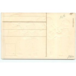 n°19640 - Carte Gaufrée - Enfants chantant et jouant de la musique n°3