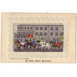 n°19654 - Carte Tissée Soie...