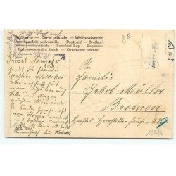 n°19674 - Carte Gaufrée - Ein Frohes neues Jahr - Enfants portant une bouteille